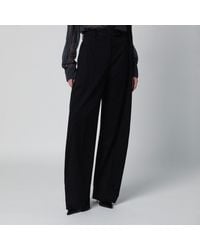 Thelatest - Cotton Palazzo Trousers - Lyst