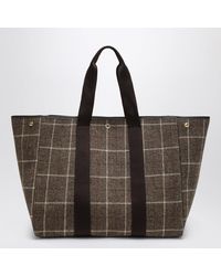 Rue de Verneuil - Tartan Traversée L Tote Bag - Lyst