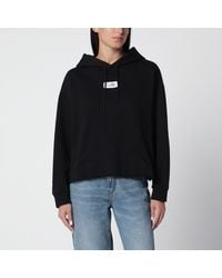 MM6 by Maison Margiela - Hoodie With Patch Numeric Logo - Lyst
