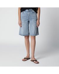 TOTEME - True Vintage Denim Bermuda Shorts - Lyst