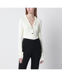 Entire studios - High-Neck Henley Top - Lyst