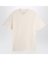Y-3 - Chalk T-Shirt With Logo - Lyst