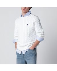 Polo Ralph Lauren - Cable-Knit Cotton Sweater - Lyst