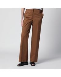 PT Torino - Francoise Cotton-Blend Trousers - Lyst