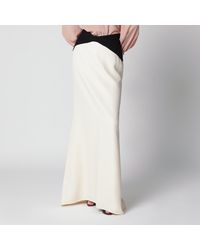 Valentino - Long Silk Skirt - Lyst
