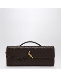 Bottega Veneta - Clutch andiamo con manico fondente - Lyst