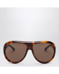 Gucci - Havana Aviator Sunglasses - Lyst