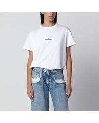 Maison Margiela - Cotton Jersey T-Shirt With Logo Reverse - Lyst