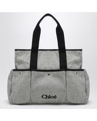 Chloé - Melange Cotton Changing Bag - Lyst