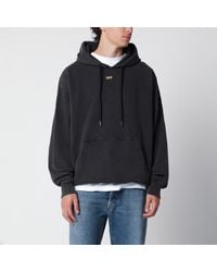 Off-White c/o Virgil Abloh - Washed Hoodie With Off Logo - Lyst