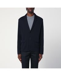 Lardini - Single-Breasted Knitted Jacket - Lyst