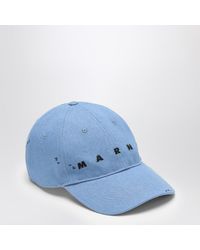 Marni - Light Baseball Cap With Logo - Lyst