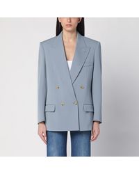 Stella McCartney - Light Wool Double-Breasted Jacket - Lyst