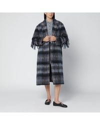 Loewe - Checked Coat - Lyst