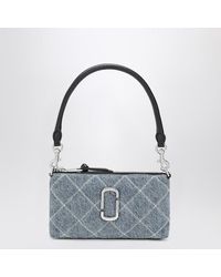 Marc Jacobs - Pochette Snapshot Aus Gestepptem Denim - Lyst