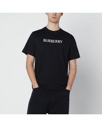 Burberry - T-Shirt Avec Logo Imprimé - Lyst