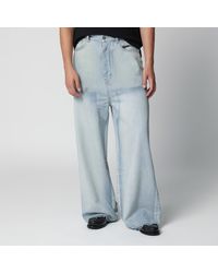Amiri - Light Washed Wide-Leg Jeans - Lyst
