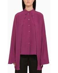 FEDERICA TOSI - Peonia Silk Blend Shirt - Lyst