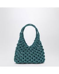 HIBOURAMA - Aquamarin Tasche Vannifique Small Mit Kristallen - Lyst