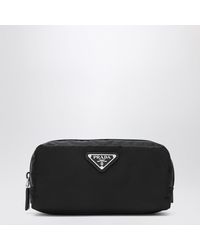 Prada - Beauty-case in re-nylon con logo - Lyst