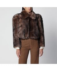 Chloé - Short Shearling Jacket - Lyst