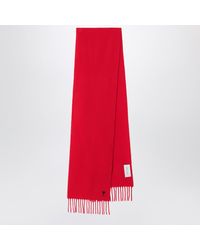 Ami Paris - Ami De Coeur Wool Scarf - Lyst