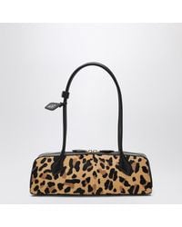 Alaïa - Borsa le teckel media in cavallino leopardato - Lyst