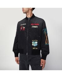 Amiri - Cotton And Nylon Bomber Jacket - Lyst