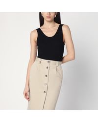 Anine Bing - Ginny Ribbed Bodysuit - Lyst