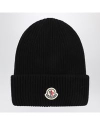 Moncler - Wool And Cashmere Beanie - Lyst