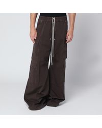 Rick Owens - Dark Powder Nylon Double Cargo Jumbo Belas Trousers - Lyst