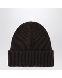 Almada Label - Braune Mütze Aus Wolle Und Kaschmir - Lyst