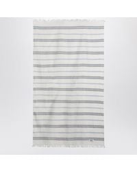 Tekla - Beach Towel With Striped Pattern - Lyst