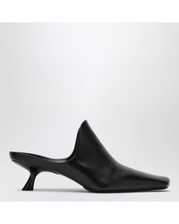 Loewe - Emily Lambskin Leather Mules - Lyst