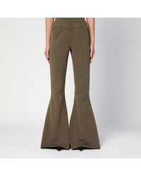 Entire studios - Organic Cotton Military Flared Trousers - Lyst