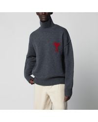 Ami Paris - Turtleneck Sweater Ami De Coeur - Lyst