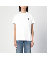 Golden Goose - Es Baumwoll-Logo-Print T-Shirt - Lyst