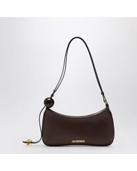 Jacquemus - Braune Tasche Le Bisou Perle Aus Leder - Lyst
