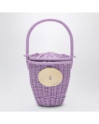 Patou - Secchiello lilla in vimini - Lyst
