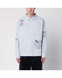 Brain Dead - Striped Shirt With Mouse Embroidery - Lyst