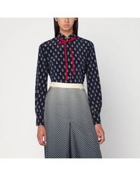 Valentino - Silk Shirt With Paisley Print - Lyst