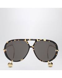 Bottega Veneta - Aviator Drop Sunglasses Havana - Lyst