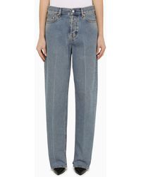 Gucci - Delavé Jeans With Logo Label - Lyst