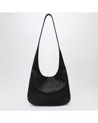 Bottega Veneta - Large Woven Veneto Bagdouble Patch Leather And Intrecciato Bag - Lyst