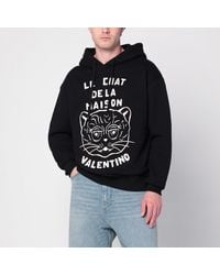 Valentino - Sweatshirt With Le Chat De La Maison Patch - Lyst