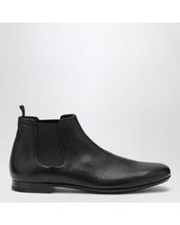 Prada - Leather Chelsea Boots - Lyst