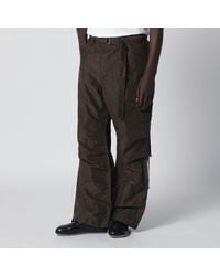 Sacai - Khaki Nylon Cargo Trousers - Lyst