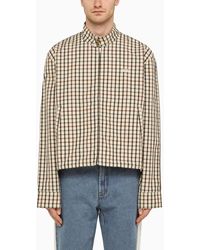 Wales Bonner - Light Jacket With Checked Pattern - Lyst