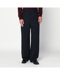 Saint Laurent - High-Waisted Wool Pants - Lyst