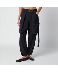 Sacai - Wool-Blend Cargo Trousers - Lyst
